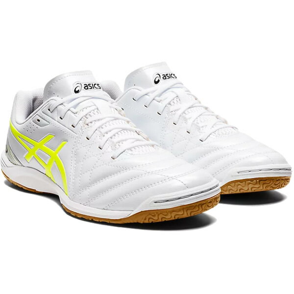 ☆送料無料☆ CALCETTO WD 8 /カルチェット WD 8(ホワイト×セーフティイエロー)　1113A011-114 【ASICS】アシックスサッカートレーニング・フットサルシューズ