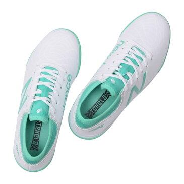 ☆ラスト1足 21.5cm☆☆送料無料☆TEKELA MAGIQUE TF JNR(ホワイト×エメラルド)JSTTTWN1【new balance】ニューバランスジュニアサッカートレーニングシューズ