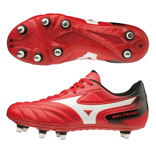 ☆送料無料☆ワイタンギ 2 CL レッド ホワイト R1GA200101【mizuno】ミズノラグビースパイク