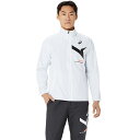 AIM-TRG裏トリコットウインドブレーカージャケット【ASICSマルチスポーツウェア】2031E730-100 (ブリリアントホワイト)(4)