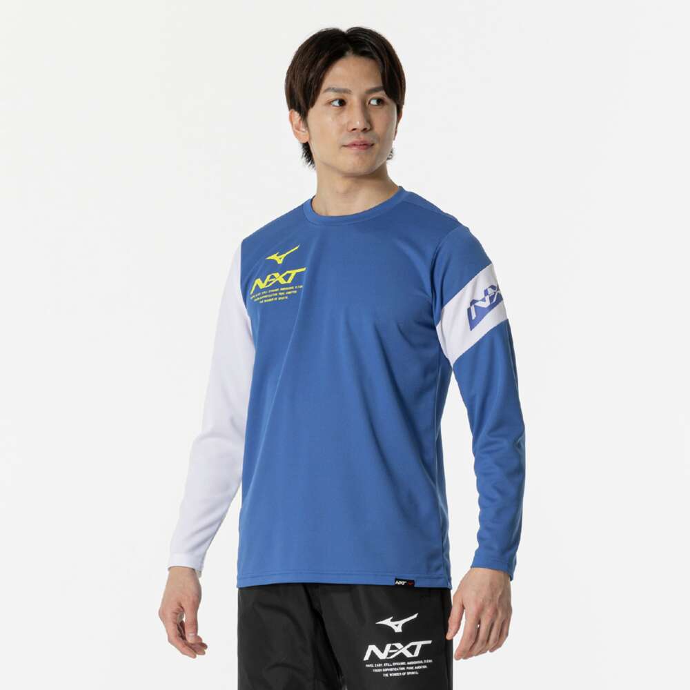 [クロネコゆうパケット配送]【抗菌防臭／防汚】N-XT Tシャツ (長袖) [ユニセックス]【MIZUNO ミズノ 陸..