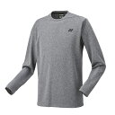 UNI ロングスリーブTシャツ (グレー)【YONEX ウェア】16666-010
