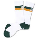 ☆クロネコゆうパケット対応可☆ Arch bi-color crew mid. socks(ソックス) A324-105【Arch】アーチ バスケットボール ソックス