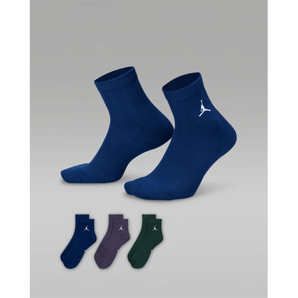 ジョーダン エブリデイ アンクル ソックス (3足) DX9655-929 【NIKE】ナイキ バスケットボール ソックス