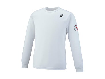 ※☆SALE!ネコポス対応☆ 長袖プリントTシャツ (プラクティスシャツ) XW6736-01A 【ASICS】アシックス バレーボールウェア・プラクティスウェア