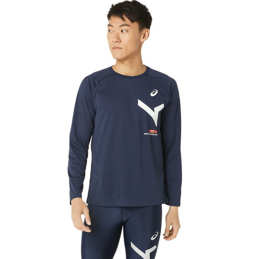 ★ネコポス配送可能★A-I-Mドライ長袖Tシャツ【ASICSマルチスポーツウェア】2031E250-400 ★ネコポス配送可能★A-I-Mドライ長袖Tシャツ【ASICSマルチスポーツウェア】2031E250-400