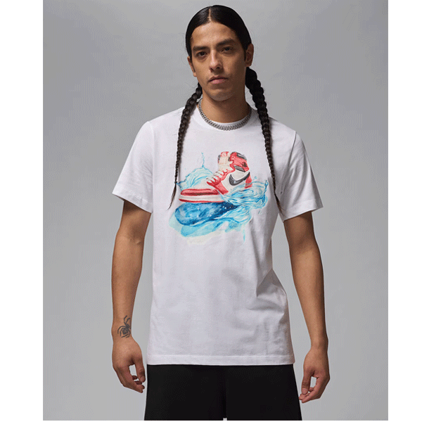 ☆ネコポス配送☆ジョーダン フライト エッセンシャル エア ジョーダン 1 メンズ ショートスリーブ Tシャツ IB3355-100【JORDAN】ジョーダン バスケットウェア