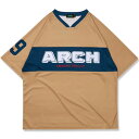 カテゴリ バスケットボールウェア メーカー Arch 商品名 Arch bi-color oversized tee [DRY] 品番 T122-130 カラー 　 ベージュ 素材 ポリエステル100% 特徴 レトロなストリートカジュアルファッションをイメージした、ラグラン仕様のオーバーサイズDRY-Tシャツ。 ゆったりとしたワイドなサイジングが、さまざまなシーンで幅広いスタイリングを楽しめる。 首元はリブ付きVネック仕様。胸にはBIGサイズのARCHロゴを配置。 参考サイズ S：着丈66.5×身幅50×袖丈20 M：着丈70×身幅53×袖丈21 L：着丈72.5×身幅56×袖丈22 XL：着丈76×身幅59×袖丈24 XXL：着丈79×身幅63×袖丈25 ＜ネコポスの注意事項＞※必ずお読みください ネコポスをご選択いただいたお客様は、ご注文後に送料(ネコポス金額)を訂正いたします。 ・荷物のサイズは角形A4サイズ(31.2cm×11.5cm)以内かつ厚さ2.5cm以内、重さ1kg以内となります。 　※上記サイズを超える場合は宅配便での発送となります。 ・ポストに直接投函されます。 　※ポストに投函できない場合は持ち戻ります。 ・代金引換でのご注文はお受けできません。 　※代金引換でのご注文の場合は通常送料がかかります。 ・配送日時のご指定はお受けできません。 　※一部地域を除き発送翌日のお届けとなります。 ★別カラー"セージグリーン" "ブラック" はこちらから！