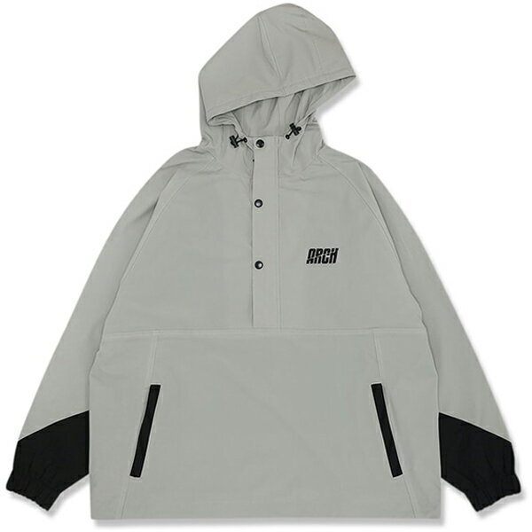 ☆送料無料☆Arch split logo anorak jacket T723-115【Arch】アーチ バスケットウェア