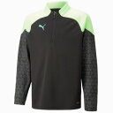 ※☆送料無料☆PUMA ジュニア INDIVIDUALCUPトレーニング 1/4 ジップ スウェット 　658679 51【PUMA】プーマジュニアサッカーウェア