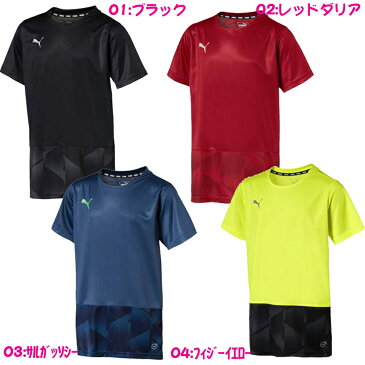 ※☆ネコポス対応可☆ FTBLNXT グラフィックシャツ ジュニア(655819)【PUMA】プーマジュニアサッカープラクティスシャツ