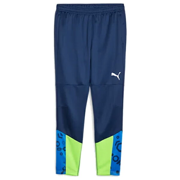 カテゴリ サッカーウェア メーカー PUMA 商品名 INDIVIDUALCUP トレーニング パンツ 品番 658872 54 カラー 54:Persian Blue-Pro Green 素材 ポリエステル(リサイクル)100％ 特徴 INDIVIDUALCUPコレクションは、クラシックなサッカーチームウェアのシリーズにユニークなタッチを加えています。 パフォーマンスに優れた機能性を採用。鮮やかでカラフルなグラフィックが施されています。プレーに最適な一枚です。 参考サイズ Sサイズ：身長:162-168cm　チェスト:86-90cm ウエスト:71-77cm Mサイズ：身長:167-173cm　チェスト:89-95cm ウエスト:75-81cm Lサイズ：身長:172-178cm　チェスト:93-99cm ウエスト:79-82cm XLサイズ：身長:177-183cm　チェスト:97-103cm ウエスト:83-89cm　　 ★合わせて買いたい"セットアップ商品" はこちらから！