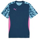 カテゴリ サッカーウェア メーカー PUMA 商品名 INDIVIDUAL FINAL 半袖 シャツ 品番 659361-56 カラー 56:Ocean Tropic-Bright Aqua 素材 ポリエステル100％　　　 特徴 dryCELLテクノロジーを使用しており、衣服内がべたつかず快適な着心地です。スリムフィットのすっきりとしたシルエット、肩のラインに入っているグラフィックと鮮やかなカラーが特徴。 参考サイズ 添付写真をご参照下さい。 ＜クロネコゆうパケットご利用時の注意事項＞※必ずお読みください。 ・荷物のサイズは3辺合計60cm以内(長辺最大34cm以内)、厚さ3cm以内、重さ1kg以内となります。 ※上記サイズを超える場合はご利用できないため、宅配便での発送となります。 ・送付先のポストに投函されます。直接受け渡しはございません。 ・代金引換ではご利用できません。代金引換をご利用の場合は宅配便での発送となります。 ・配送日時のご指定はできません。日時指定をご利用の場合は宅配便での発送となります。 ・商品到着は発送日より最短2日後～となります。当店愛知県より遠方地や離島の場合は数日要します。 ★合わせて買いたい"セットアップ商品" はこちらから！