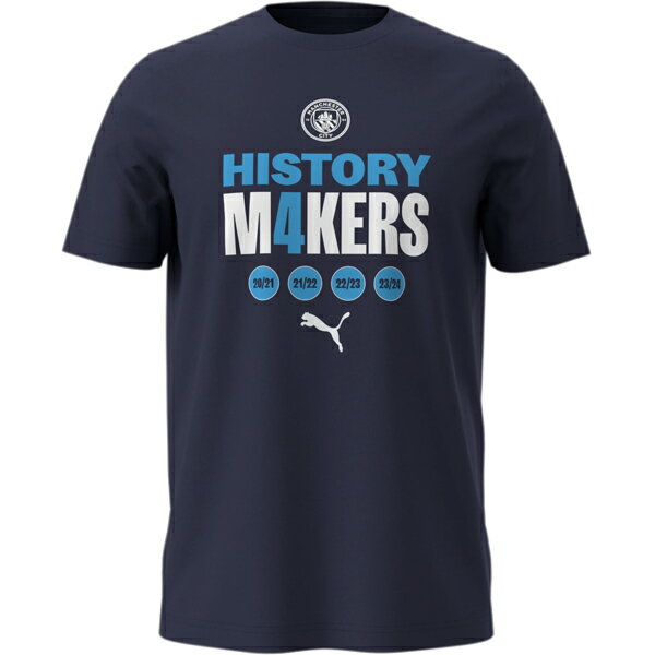 ☆クロネコゆうパケット配送☆PUMA メンズ マンチェスター シティFC PL ウィナーズ 半袖 Tシャツ 783466-06 【PUMA】プーマ サッカーウェア
