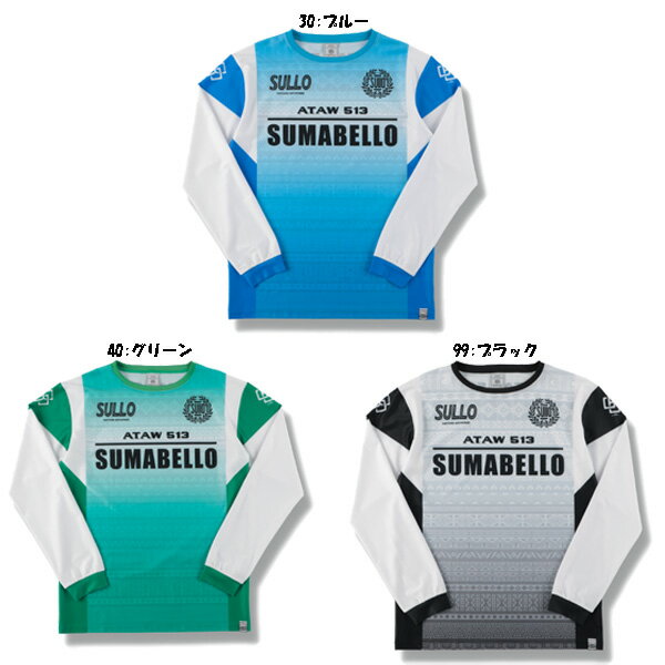SULLO ETHNIC BORDER LS TEE (ロングスリーブシャツ) 1540201021【SULLO】スージョ サッカーウェア