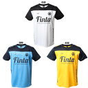 カテゴリ ジュニアサッカーウェア メーカー FINTA 商品名 FINTA JR 半袖プラクティスシャツ 品番 FT8950 カラー 0100:ホワイト 2200:サックス 4100:イエロー 素材 ポリエステル100%/吸水速乾 特徴 サイズ 130.140.150.160 着用感:スタンダードフィット 後身:ロングテール 参考サイズ 着丈/身幅/裄丈/肩幅（cm） 130/57/39/31/35（cm） 140/59/41/33/37（cm） 150/61/43/35/39（cm） 160/63/45/37/41（cm） ＜ネコポスの注意事項＞※必ずお読みください ネコポスをご選択いただいたお客様は、ご注文後に送料(ネコポス金額)を訂正いたします。 ・荷物のサイズは角形A4サイズ(31.2cm×11.5cm)以内かつ厚さ2.5cm以内、重さ1kg以内となります。 　※上記サイズを超える場合は宅配便での発送となります。 ・ポストに直接投函されます。 　※ポストに投函できない場合は持ち戻ります。 ・代金引換でのご注文はお受けできません。 　※代金引換でのご注文の場合は通常送料がかかります。 ・配送日時のご指定はお受けできません。 　※一部地域を除き発送翌日のお届けとなります。