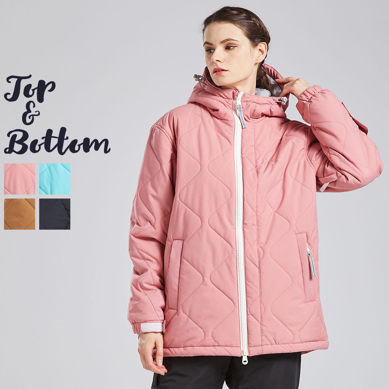 楽天市場】スキーウェア 大きいサイズ（カラーピンク）の通販 