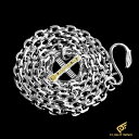 y LA KEY zyK㗝XzSV Eagle Hook  K18 Arrow Arabesque Wheel Chain / C[OtbN  K18A[tzC[`F[ (׊p , p) 60cmyViz