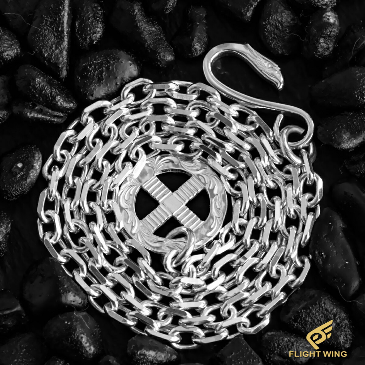 【 LA KEY 】【正規代理店】SV Eagle Hook ＆ SV Arabesque Wheel Chain / イーグルフック ＆ 唐草ホイ..