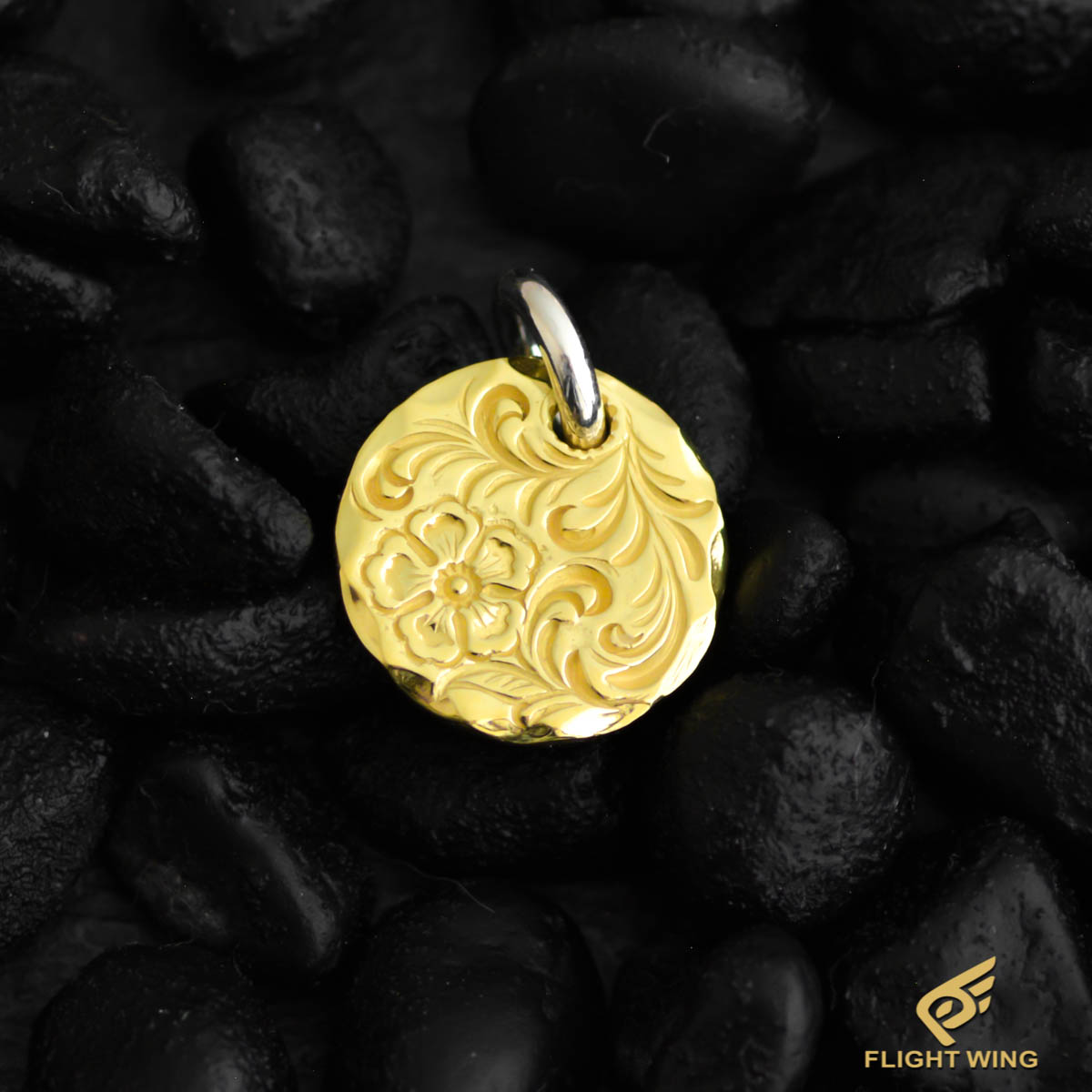 【 LA KEY 】【正規代理店】K18 Arabesque Metal / 全金唐草メタル【新品】