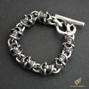 【Stop Light ストップライト】8 Skull Link Bracelet / 8スカルリンクブレス【新品】