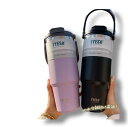 タンブラー 車載 大容量 600ml 750ml 900ml 1050ml 1200ml ステンレス 保冷タンブラー 花見 熱中症対策 ハンドル付き ストロー付...