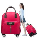 今年の新品!おしゃれで軽量!!ソフトキャリーバッグ スーツケース 機内持ち込み レディース 短期旅行カバン 4輪 360転換(4)