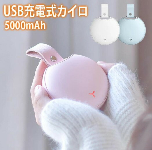 充電式 カイロ 電気カイロ 充電式 カイロ かわいい 繰り返し ホッカイロ 貼らない 電気カイロ 充電式 カイロ 大容量 充電器 充電 5000mAh エコカイロ usb ハンドウォーマー