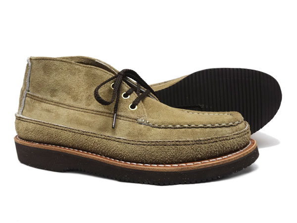 ラッセル　モカシン　スポーティング クレーチャッカー メンズ レディース RUSSELL MOCCASIN SPORTING CLAYS CHUKKA ララミースエード レザー ベージュ　S200-27W サンド スェード 〔FL〕