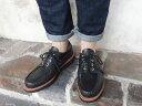 ラッセル　モカシン　フィッシング オックスフォード RUSSELL MOCCASIN FISHING OXFORD ブラック クロムエクセル レザー 1272-7B 〔FL〕 3