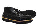 ラッセル モカシン スポーティング クレー チャッカ メンズ レディース RUSSELL MOCCASIN ヴァンプ ダブルモカシン ブラック クロムエクセル 200-27WB〔FL〕