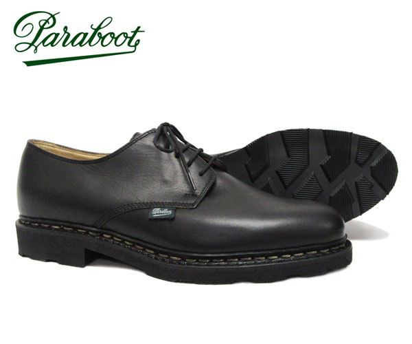【お手入れ用クリームプレゼント中】 パラブーツ メンズ アルル ビジネス プレーントゥ*ブラック Paraboot ARLES 703812 NOIR ノアール...