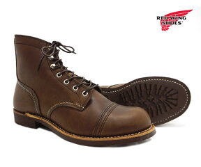 レッドウィング アイアンレンジャー REDWING 8111/8081 Iron Range ＜Amber "Harness" / アンバーハーネス＞ レッドウイング〔FL〕