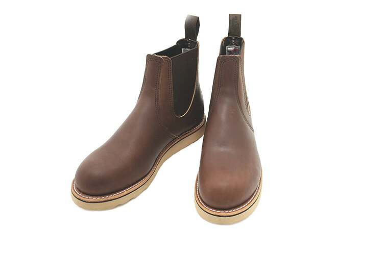FLISCOの【交換往復送料無料】レッドウィング REDWING 3190 クラシック チェルシー アンバー ハーネス レザー サイドゴア ブーツ レッドウィング 〔FL〕｜アングル2