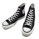 CONVERSE Ro[X CANVAS ALL STAR J HI LoX I[X^[J nCJbg Black ubN { kFLl