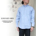 インディビジュアライズドシャツ ビジネスシャツ メンズ Individualized ShirtsCambridge Oxford　STANDARD FIT BLUEシャツ　オックスフォード　ボタンダウン　メンズ〔FL〕