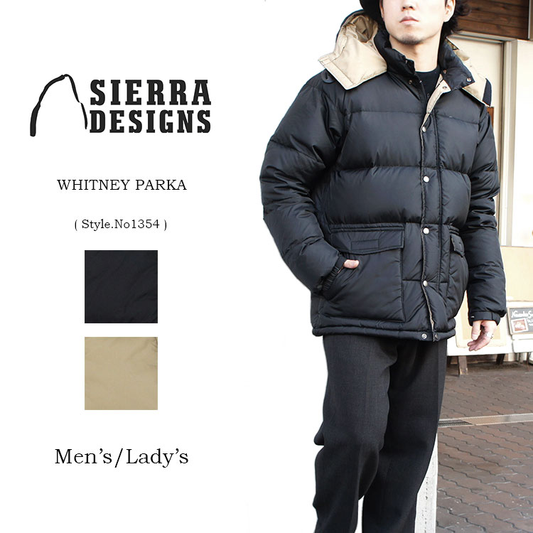 シエラデザイン ダウン メンズ 【＼5/10限定／10％オフクーポン発行！！】【S】SIERRA DESIGNS BAMBOO SHOOTS SHOOTS WHITNEY PARKA メンズ・レディースシエラデザインズ バンブーシュート ダウン アウター〔SK〕