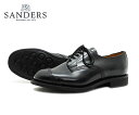 SANDERS サンダース Military Derby Shoe レディース ミリタリー ダービー シュー 1834B ブラック ビジネス シューズ BLACK 〔FL〕