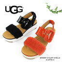 ブランド名 UGG / アグ 商品名 W FLUFF CHELLA（フルッフチェラ ）レディース　厚底サンダル　バックストラップ　　シープスキン　スェード　2019SS　春夏 スタイルNo. #1099815 カラー ・BLK(BLACK) / ブラック・RRK(REDROCK) / レッドロック 取り扱いサイズ 5（22cm）6（23cm）6H(23.5cm)7（24cm）7H（24.5cm）8（25cm）*カッコ内はメーカー記載日本サイズ目安となります。*適応サイズには足幅や甲の高さなど個人差があるため、おすすめサイズはあくまでも目安になります。 素材 アッパー：スェード パテントレザーバックストラップ：メタルバックルライニング：レザーインソール：Imprint by UGGアウトソール：Treadlite by UGGプラットフォーム高：3.8cm 重さ ＊片足：約225g（サイズ6で計測）*個体差がございますため、誤差につきましてはご容赦下さい。 注意事項 *当店で販売しているUGG製品はすべて、日本の正規輸入代理店であるデッカーズジャパンから仕入れた商品となります。日本の正規輸入元となりますので、カスタマーサービスも万全です。ご安心してお買い求めくださいませ。*生産時期により、外箱や商品についているブランドタグなど、掲載画像と異なる場合がございます。あらかじめご了承下さいませ。*かかとを踏んでのご使用は絶対におやめ下さい。かかと内部に内蔵している保持機能がつぶれて、不安定な動作を招く恐れがあります。*ご購入直後は、よく足慣らしをして下さい。靴が足に馴染まない状態での長時間の使用は避けて下さい。足を痛める場合があります。*天然皮革の場合、雨天時の使用や水濡れ、また靴内部で発生する湿気などによって、色落ちする場合があります。特に衣類などと長時間接触して、放置しないで下さい。天然皮革製品の色落ちを完全に防ぐことはできませんので、ご了承下さい。*天然素材の場合、一点一点それぞれ風合い、色ムラ（色の濃淡）・シワや質感など異なる場合があります。商品特性としてご理解の上ご購入下さいますようお願い致します。*雨に濡れたり、内部に湿気がたまった時などに乾燥させる場合は、乾いた布などで水分をよく拭き取り、型崩れ防止のために吸水性の良い紙などを中に詰めて、風通しのいい場所で陰干しして下さい。また、火や高温になるものの近くに置きすぎたり、直射日光に当てすぎると変色や硬化、あるいは機能障害となる恐れがあります。*ソールの減りが著しい、または変形した場合の使用は危険ですのでおやめ下さい。*雨天時の路面（特にタイル、マンホール、大理石など）、積雪あるいは凍結路面では、靴底の形状に関わらず大変滑りやすい状態になっています。歩行の際には、十分ご注意下さい。*シューズ本体、または中敷きなどにプリント処理した商品は、使用頻度や諸条件によってプリント部が剥離を起こす場合があります。*ポリウレタンは高い弾力性と滑りにくいという特質を持っているため、アウトソールまたはミッドソールなど底部周辺に使用している場合がありますが、多湿の環境下では特に経時変化を起こし、亀裂・剥離につながる恐れがあります。この経時変化は使用頻度に関わらず発生します。また長くご愛用頂くためにも、使用後には汚れを落とし、湿気を取り除いて、乾燥は風通しのよい場所で十分に日陰干ししてから保管してください。*掲載画像についてですが、できるだけ商品のお色目通りになるように撮影・掲載いたしておりますが、ご覧になられる環境(モニタ)などによって、若干色見等が異なる場合がございます。ご心配な方は、ご遠慮なくお気軽にお問い合わせください。 *本商品の設計意図と適合しない、危険が予想される状況でのご使用は避けて下さい。*上記の理由によるキャンセルはお客様ご都合となります。また、メーカーにより「製造工程上あり得ない」と判断される不良品に関しては、返品をお断りする場合がございますのでご了承下さいますようお願い致します 生産国 MADE IN VIETNAM　（ベトナム製）※世界生産となっておりますので、上記以外の生産国が混在する場合もございますが、お選びいただけませんのでご容赦下さい。1978年、アメリカ西海岸でひとりのサーファーによって設立されたUGGは、カリフォルニアの伝統とアイコニックなクラシックブーツで知られるグローバルライフスタイルブランドです。このブーツは現代のセレブリティが選ぶ“it”シューズの先駆けとして、ハリウッドの有名人やファッションエディターに愛用され、やがて世界中に広がっていきました。ブランド発祥の地、そしてクラシックブーツの時代に左右されないスタイルと感情的共鳴からインスピレーションを得て、常に新しく、そして革新的なスタイルを提案し続けています。 2019春夏＊UGGから＜ W FLUFF CHELLA / フルッフチェラ ＞が届きました♪ バックルとストラップに天然ウールのファーをあしらった、プラットフォームサンダル＊。 インソールとベルトバックルのサイドに、お馴染みのUGGのロゴが刻印されています。 インソールには＜Imprint by UGG＞を採用しており、クッション性に優れた高機能3層フォームのフットベッドと軽量アウトソールで長時間履いても疲れにくく快適です。 ストラップ部分は調節が可能◎自分サイズに合わせることができるので、柔らかく心地の良いフィット感を味わえます。 春夏もUGGらしさを味わえる天然ウールのファーを取り入れた、可愛いサンダルです♪ プレゼントにもオススメです＊。 Color BLK &nbsp; RRK &nbsp; 画像をクリックして拡大イメージを表示 アッパー自体はソフトレザーにファーが施されているデザインなので、履く度に少しずつサイズ感は大きくなります。ジャストサイズを選んで好みで使用感と共に調節していくことをおススメします◎ *適応サイズには足幅や甲の高さなど個人差があるため、おすすめサイズはあくまでも目安になります。