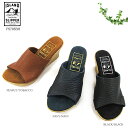 【S】アイランドスリッパ ISLAND SLIPPERレディース ウェッジソール サンダル レザー シボ革 サボ オープントゥ PS705BH〔SK〕