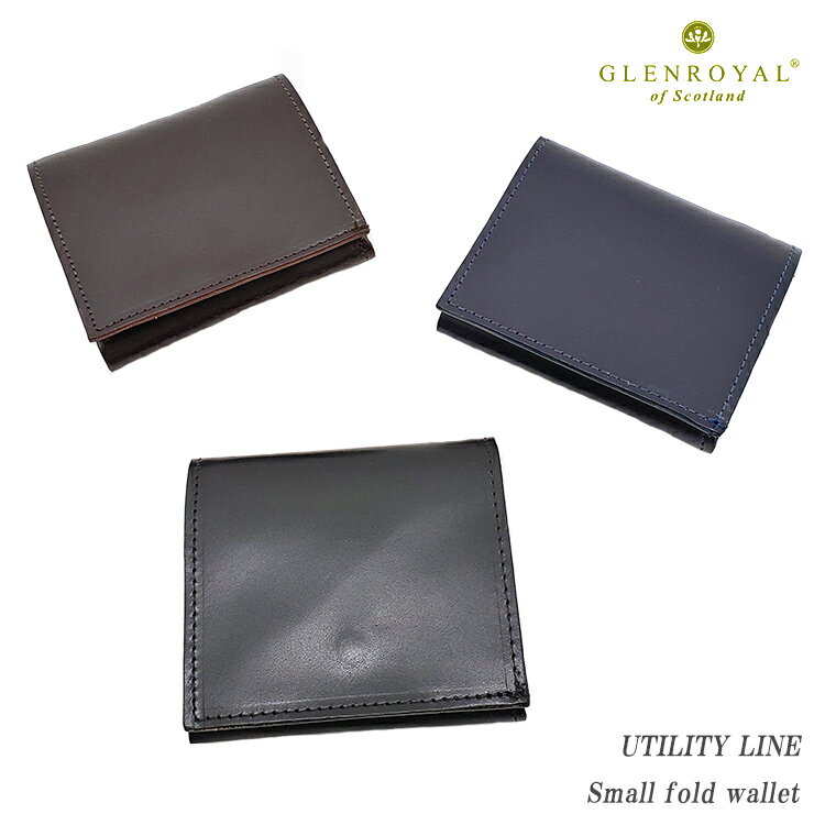 グレンロイヤル 財布（メンズ） 【＼5/10限定／10％オフクーポン発行！！】GLENROYAL グレンロイヤル Small fold wallet 03-5923 UTILITY LINE 折り財布 メンズ