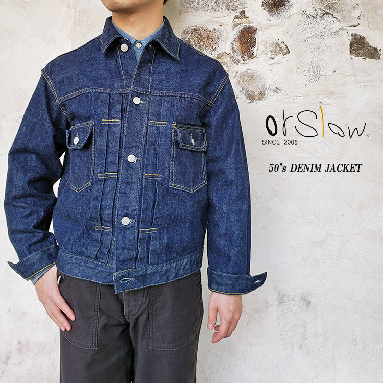 orSlow オアスロウ 01-6002 50's DENIM JACKET メンズ セカンド デニム ジャケット S/M/L 〔FL〕