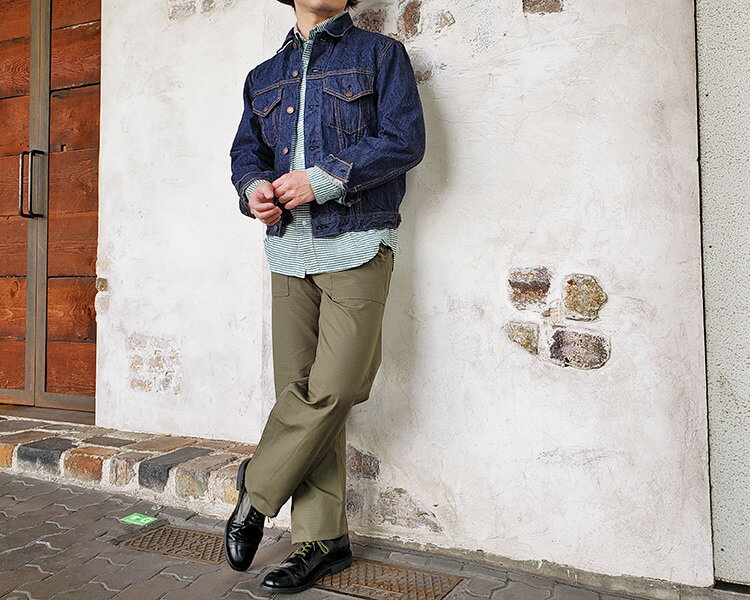 orSlow オアスロウ 01-5002-76 US ARMY FATIGUE PANTS ファティーグパンツ Army Green ベイカーパンツ ミリタリー リップストップ コットン 日本製 〔FL〕