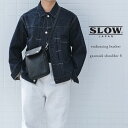 スロウ ミニショルダーバッグ メンズ ＜クーポン対象外＞SLOW スロウ embossing gasmask shoulder Sサイズ エンボスレザー ガスマスク ショルダーバッグ 300S132JI 栃木レザー ブラック メンズ