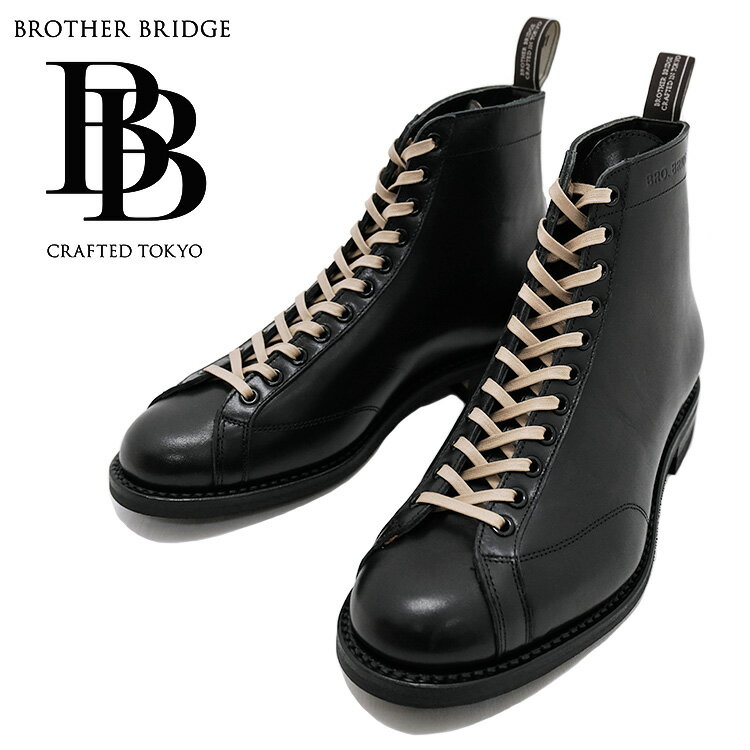 BROTHER BRIDGE ブラザーブリッジ HENRY ヘンリー Vintage BLK Calf カーフレザー ...