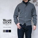 William Lockie ウィリアムロッキー Collared Cardigan 襟付きカーディガン ラムズウール ニット スコットランド製 ウイリアムロッ...