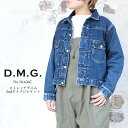 ドミンゴ dmg ディーエムジー ストレッチデニム 2ndタイプ ジャケット レディース アウター エイジング加工 日本製 DENIM JACKET LADIES273/ブラスト 2/3/M/L 18-636C