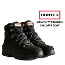 ブランド名 HUNTER / ハンター 商品名 WOMEN EXPLORER BOOTレディース エクスプローラー レース アップ コマンド ブーツ スタイルNo. WFS2236NYL カラー BLK(ブラック) 取り扱いサイズ 4（23cm）5（24cm）6（25cm）*カッコ内はメーカー記載サイズとなります。*適応サイズには足幅や甲の高さなど個人差があるため、おすすめサイズはあくまでも目安になります。 素材 ライニング：100%ポストコンシューマーリサイクルポリエステルアッパー素材：100%リサイクルポリエステル、100%リサイクルマイクロファイバーロウワー素材：100%成形TPU、100%ラバーアウトソール素材：100%ラバー靴紐：100%ナイロンロゴ：100%PVCインソール：100%ポストコンシューマーリサイクルポリエステル、アルミホイル、ラテックススポンジフォーム 重さ 片足：約--g（準備中）*サイズ-にて計測しています。個体差がございますため、誤差につきましてはご容赦下さい。 注意事項 *ブーツは全て一点一点手作りであり、また柔らかいラバーを使用しているので、大きさや形の他、飾りゴムの角度等デザインにも個体差があります。サイズにつきましては表示サイズスペックより多少の誤差がありますのでご了承下さい。*天然ゴムの特性上、白い粉状・膜状のものが付着している場合がございます。濡れたスポンジなどで拭いていただくと取れますのでご安心下さい。*上記の理由によるキャンセルはお客様ご都合となります。また、メーカーにより「製造工程上あり得ない」と判断される不良品に関しては、返品をお断りする場合がございますのでご了承下さいますようお願い致します。*掲載画像についてですが、できるだけ商品のお色目通りになるように撮影・掲載いたしておりますが、ご覧になられる環境(モニタ)などによって、若干色見等が異なる場合がございます。掲載画像は大体の色目・デザインをご覧いただける参考画像としてご参照下さいませ。ご心配な方は、ご遠慮なくお気軽にお問い合わせください。 生産国 --製1856年創業のHUNTER。常に新しいものを求め続け、英国的であるという姿勢を失わずに、強い探求心を持って突き進んできた老舗ラバーブーツメイカー。その歴史は1世紀以上にもわたって、HUNTER（探究者）の精神を持って、他の誰もが踏破しないパイオニアとして独自の研究と発掘を重ねながら今日に至ります。毎シーズン生み出される、新鮮で一歩先をゆくリーディングアイテムたちは、HUNTERを愛する世界中の人々を魅了し続け、今後もそのパイオニア精神や豊かな発想力は衰えることがないでしょう。 レインブーツやレインアイテムでお馴染のHUNTERから、レディースコマンドブーツが入荷しました♪アッパーは、リサイクルポリエステルとリサイクル素材のマイクロファイバーを混合したサステナブルなモデル。 足元には衝撃吸収性の高いミッドソールとグリップ力の高いTPUラバーアウトソールの組み合わせ。着脱しやすいキックスパータイプで、履口にはクッション素材。 アウトソールには、踏み込むたびに泥を振り落としてくれる深いトレッド仕様。 Color BLK(ブラック) 画像をクリックして拡大イメージを表示