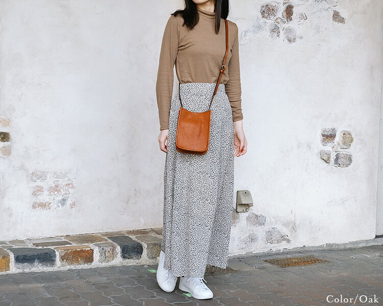＜クーポン対象外＞SLOW スロウ bono square shoulder bag S 858S06L ボーノ スクエアショルダーバッグ フルベジタブルタンニングレザー 栃木レザー ヌメ革 ブラック ブラウン ユニセックス 2