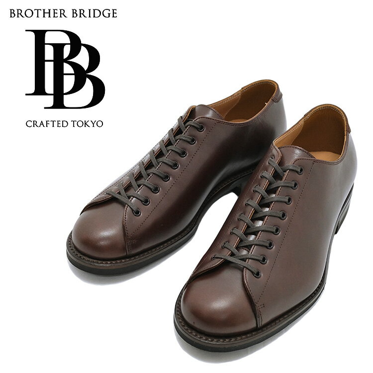 BROTHER BRIDGE ブラザーブリッジ ALI アリ Vintage BRN Calf カーフレザー 牛革 レースアップ レザー ブラウン メンズ 〔FL〕